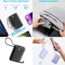 מטען נייד 20000mAh אנקר A1647 Anker Power Bank עם כבל וסטנד מובנים במחיר טירוף!