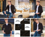 חולצות וינטאג' מכופתרות של COOFANDY במחיר רצפה!