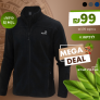רק 99₪! מעיל פליז לגברים Aztec אצטק Lynx II Full Zip בחיסול מלאי!