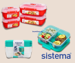 פתרונות אחסון מזון מבית החברה המובילה SISTEMA במחירים שווים!