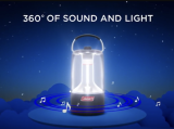 עששית צליל ואור 360° של Coleman! הכוללת רמקול בלוטות' מובנה