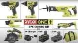 סט 6 כלי עבודה RYOBI P1819 18V במחיר לא הגיוני!