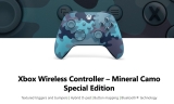 ירידת מחיר! בקר משחק אלחוטי Microsoft Xbox במהדורה מיוחדת  Mineral Camo