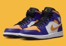 מעלפות! נעלי נייק אייר ג’ורדן Air Jordan 1 Mid Lakers ישירות מאתר נייק הרשמי!