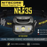 פנס ראש נייטקור NITECORE NU35 450 לומנס במחיר שווה!