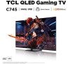 טלוויזיה חכמה 65" TCL QLED 65C745 המסך המושלם לגיימינג וחווית מדיה!