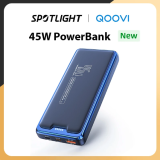 מטען נייד חדש של QOOVI בנפח 20,000mAh תומך 45W PD במחיר מציאה!