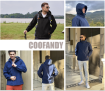 ג'קט סופטשל דוחה מים עם כובע COOFANDY בכפל קופונים ענק!